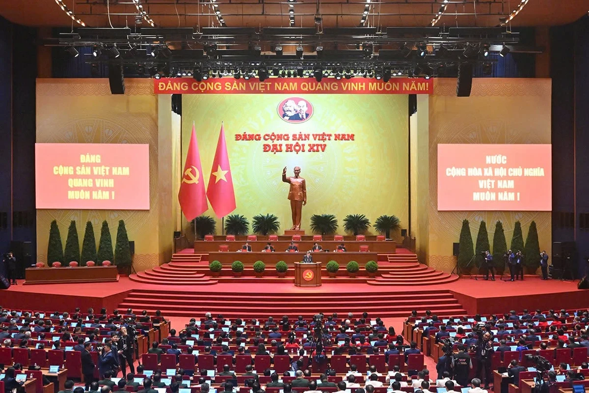 Toàn cảnh phiên trù bị Đại hội Đại biểu toàn quốc lần thứ XIV của Đảng. (Ảnh: DUY LINH)