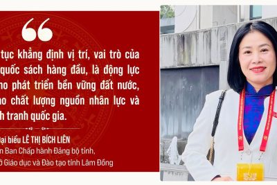 CHƯƠNG TRÌNH HÀNH ĐỘNG CỦA ỨNG CỬ VIÊN ĐẠI BIỂU HĐND TỈNH LÂM ĐỒNG KHÓA XI, NHIỆM KỲ 2026 – 2031 Bà Lê Thị Bích Liên Tỉnh ủy viên, Bí thư Đảng ủy, Giám đốc Sở Giáo dục và Đào tạo tỉnh Lâm Đồng